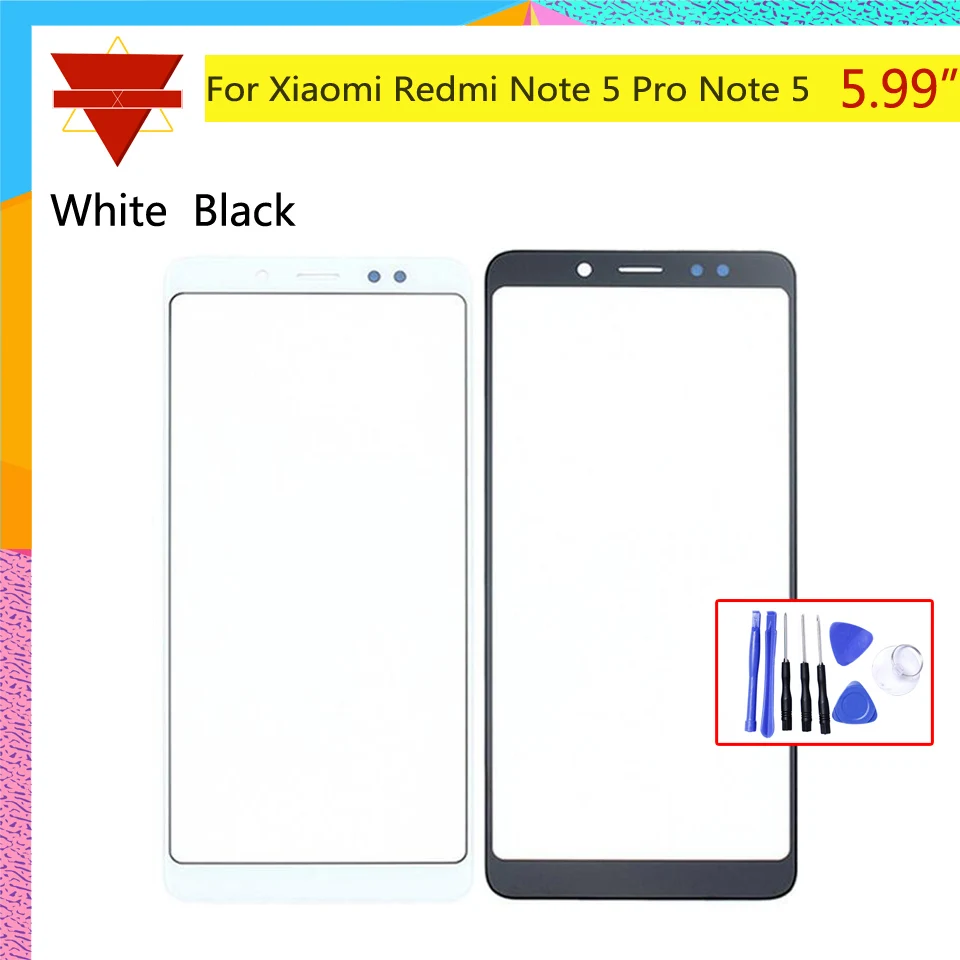 Оригинальный сенсорный экран для Xiaomi Redmi Note 5 Pro Note5 передняя внешняя стеклянная