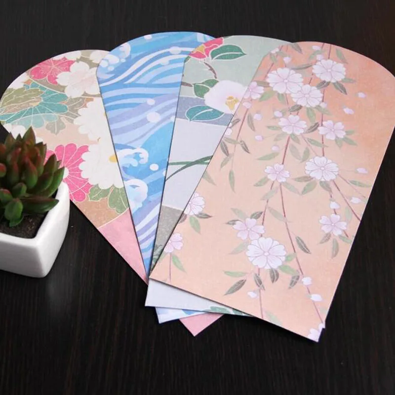 50 шт./лот Конверты в японском стиле с рисунком для открыток свадебных приглашений