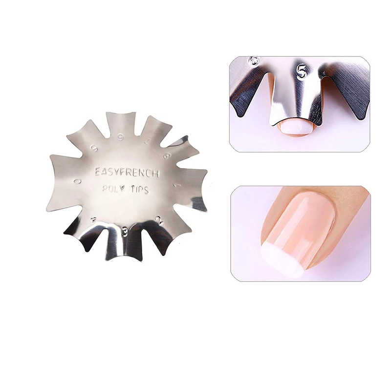 3 вида стилей Французский маникюр моделирование формирования дизайн ногтей