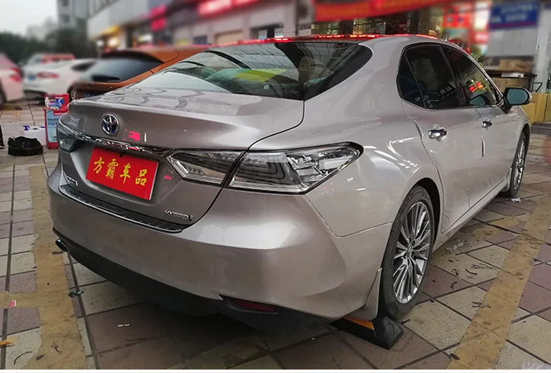 Автомобильный Стайлинг для Toyota Camry задние фонари Camry светодиодный задний фонарь DRL+ Динамический сигнал поворота+ тормоз+ задний фонарь заднего хода 4 шт