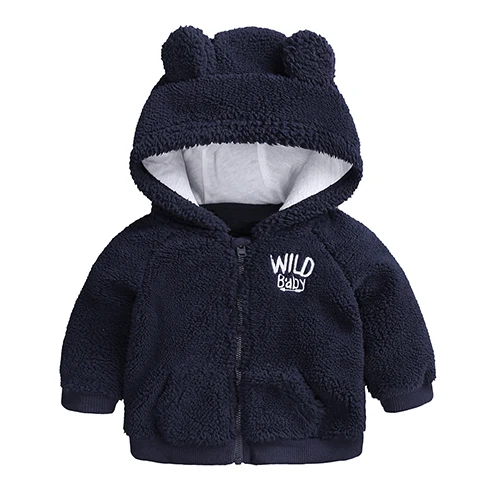 dark blue XC-141, осенне-зимняя верхняя одежда для детей, милые куртки с капюшоном на молнии для девочек, 4 цвета, пальто для новорожденных, одежда для мальчиков - Цвет: dark blue
