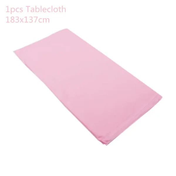 Tablecloth Фламинго одноразовая посуда для вечеринки бумажные чашки пластины салфетки флаг пластиковая соломинка Гавайи вечерние Дети Декор для вечеринки в честь Дня рождения поставки - Цвет: Tablecloth