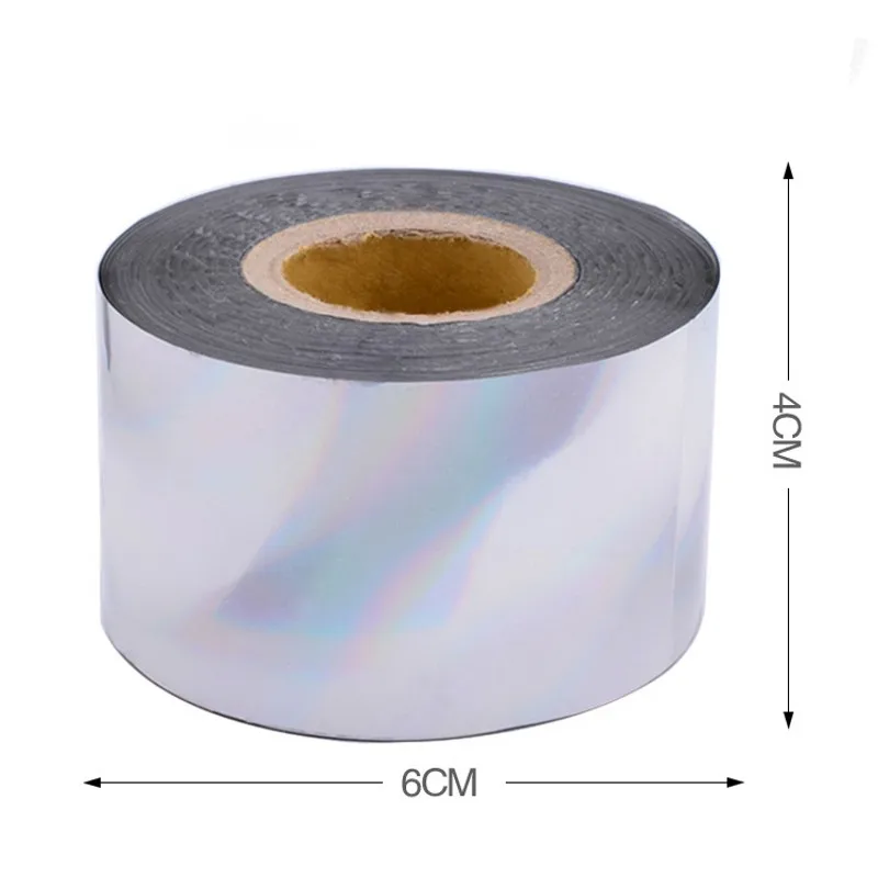Фольга для ногтей с металлическим зеркальным эффектом 120 метров|Стикеры и