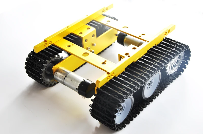 T100 танк автомобиль двигатель постоянного тока с датчиками скорости холла шасси