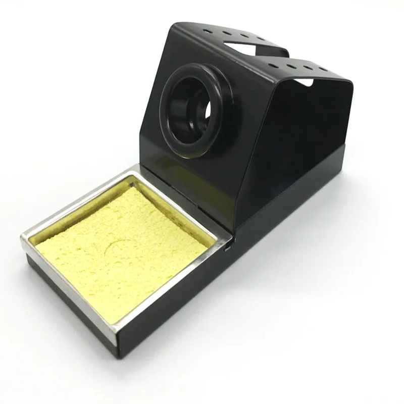 Металлическая подставка для паяльника держатель Сварочного Провода с губкой 936