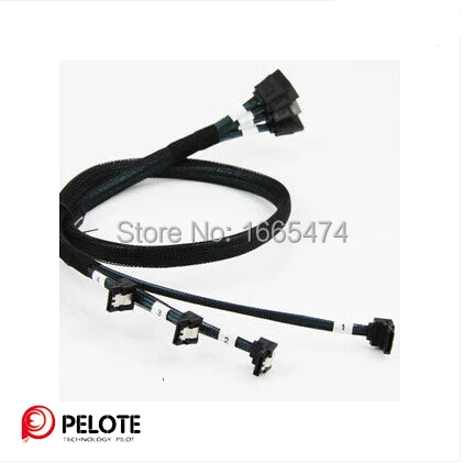 Высококачественный 4 SATA кабель sata 3 6 ГБ/сек. серийный для передачи данных сервера