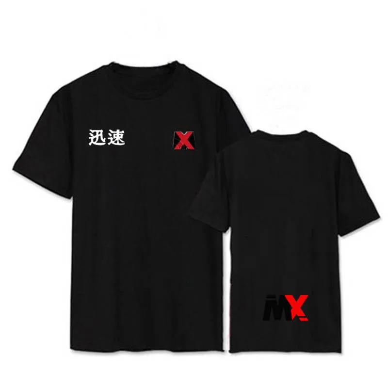K Pop KPOP MONSTA X концертный альбом рубашки casual Повседневная хлопковая одежда футболка