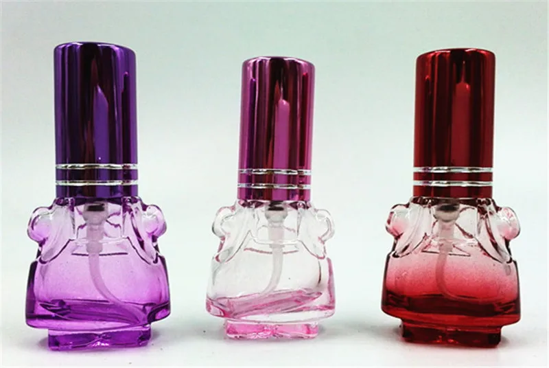 

100pcs Empty perfume bottle 5ml ,strap dress wholesale new inkjet bottle, glass perfume spray bottle points bottling 5ML