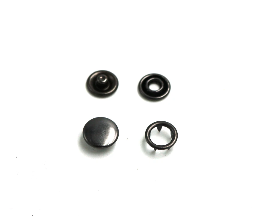 2017 прямые поставки хит продаж пуговицы для скрапбукинга 100 комплектов 10 мм черная