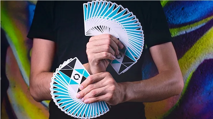 ITgimmick Cardistry Turquoise игральные карты покер|Волшебные фокусы| |