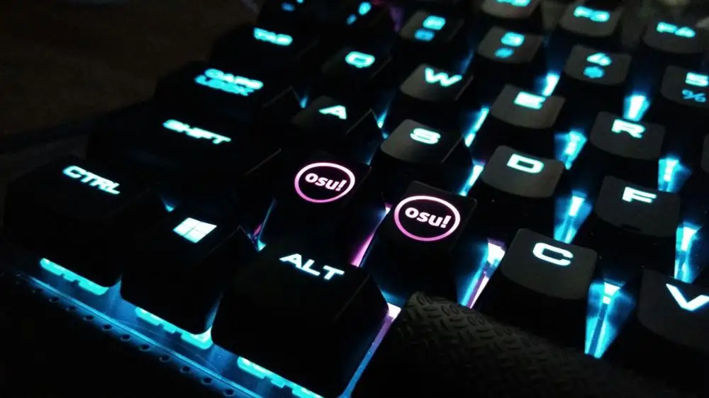 Упаковка из 2 ключей OSU с подсветкой для клавиатуры Cherry с подсветкой механическая клавиатура Keycap
