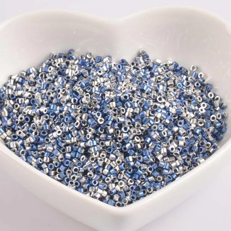 12 colors 1.5-2mm 12g About 1250 PCS circular tube Czech Glass Seed Spacer beads For jewelry making DIY BL014 | Украшения и