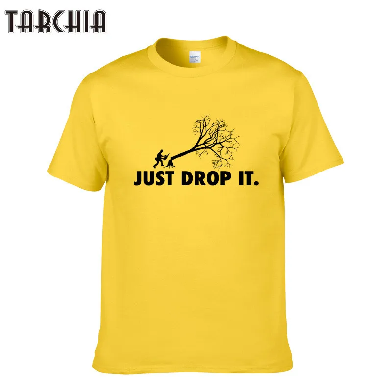 Футболка TARCHIA мужская с коротким рукавом модная брендовая люксовая хлопковая