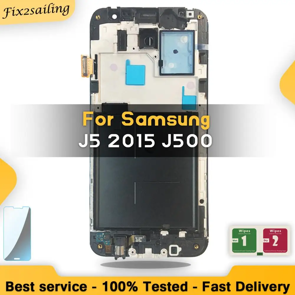 5 0 &quotTFT LCD для Samsung Galaxy J5 2015 J500 J500F J500FN J500H J500M ЖК дисплей дигитайзер сенсорный экран