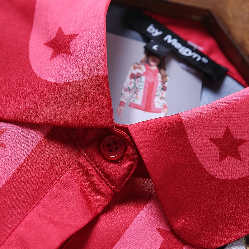 Женские рубашки с длинным рукавом повседневные свободные блузы цветочным