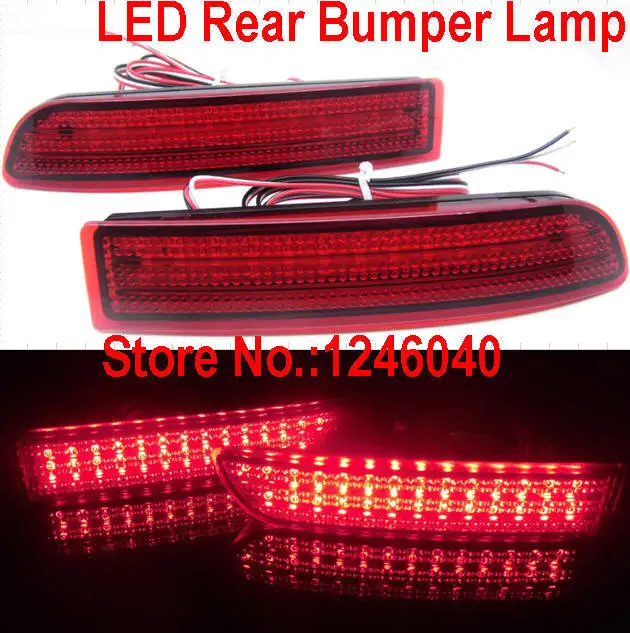 LED Rear bumper reflector light tail brake stop rear fog lamp for Toyota Avensis Alphard Estima RAV4 Gaia PREVIA IPSUM | Автомобили и