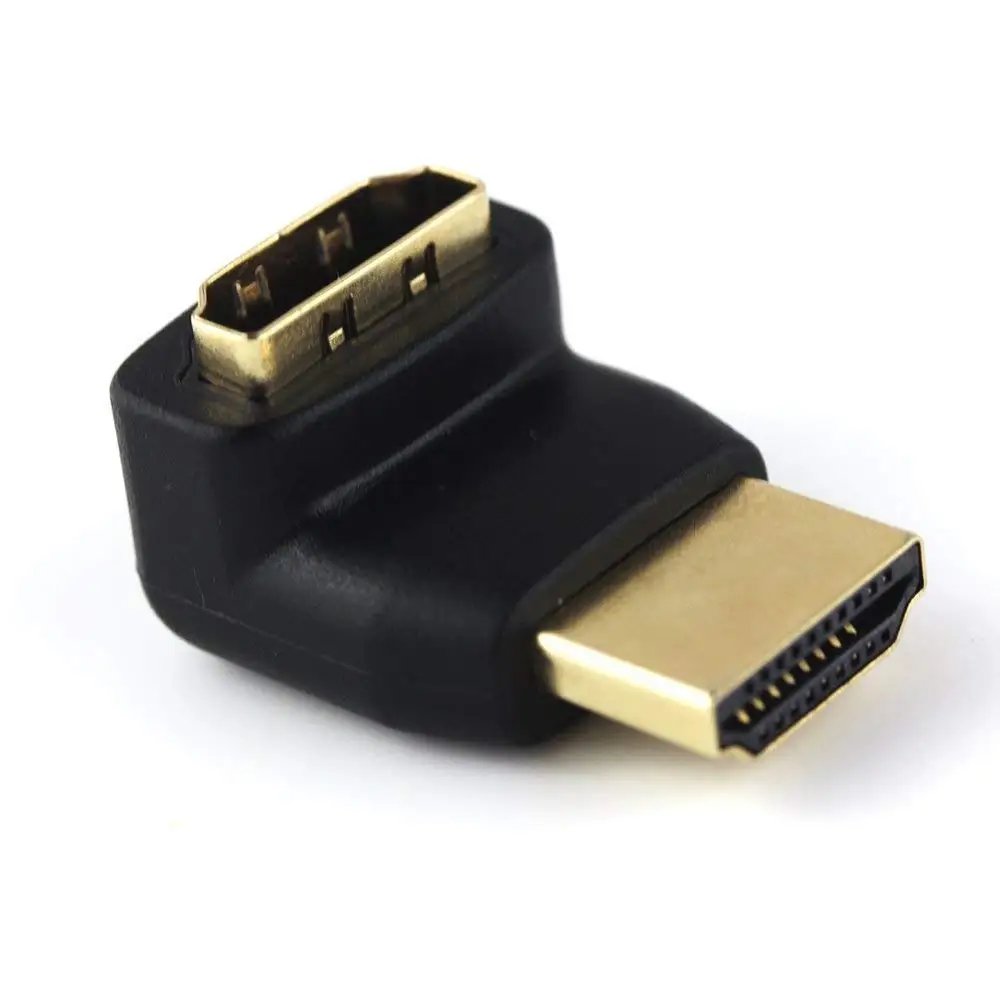 Комплект адаптеров HDMI совместимый переходник мама и совместимые Угловые