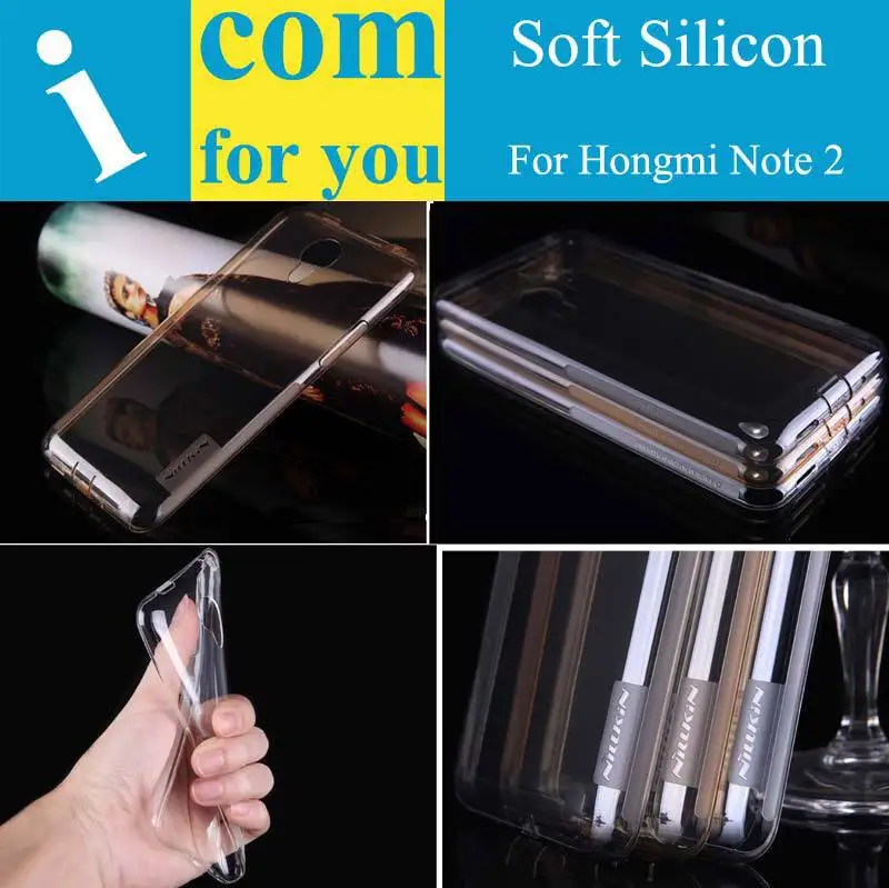 Nillkin мягкий силиконовый защитный чехол для Xiaomi Hongmi Note 2 Redmi Red rice note2|case ipod nano 4g|cover skin