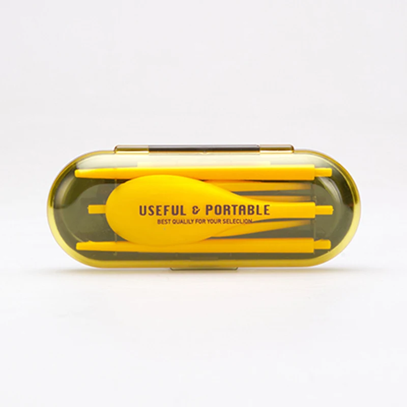 QuickDone набор пластиковой кухонной посуды мнчества 3 в 1 складная вилка столовых