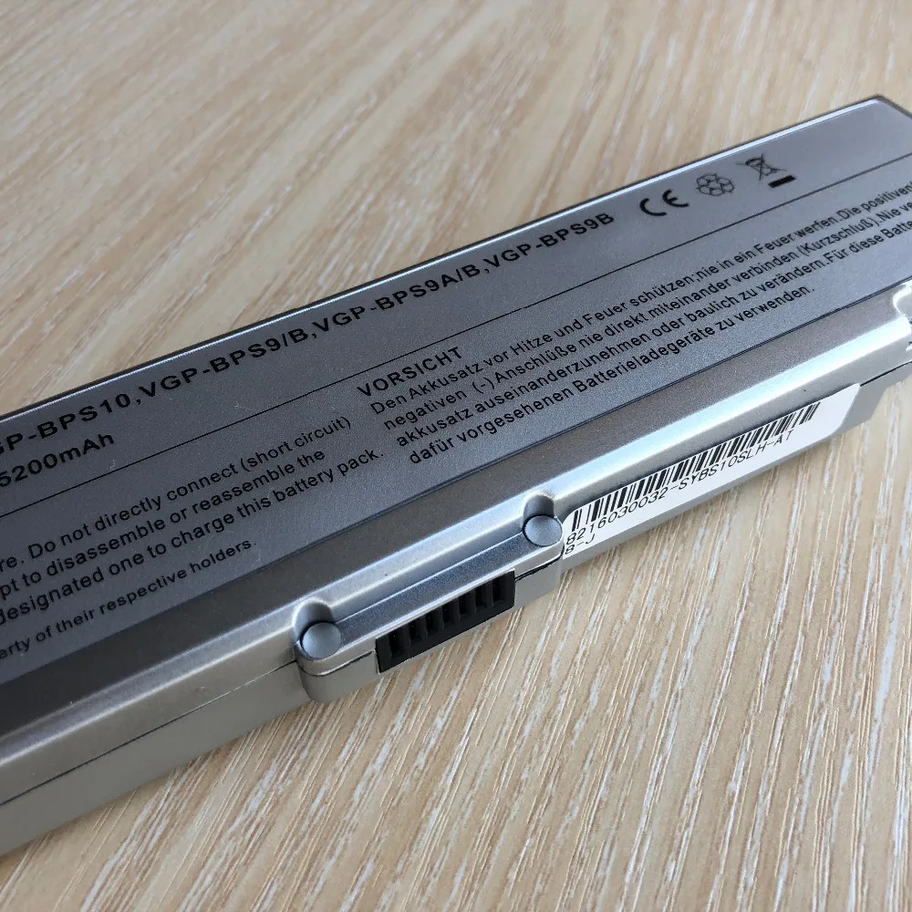 VGP-BPS9/B Ноутбук Батарея для Sony VAIO BPS9 VGP-BPS9 VGP-BPS9A/B VGP-BPS9/S VGP-BPS9A/S VGN-AR61E VGN-SZ95US |