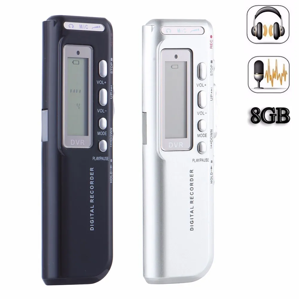 Mini Portable USB Voice Recorder Pen Professional Rechargeable 8GB Digital Sound/Voice Meeting Dictaphone MP3 Player |