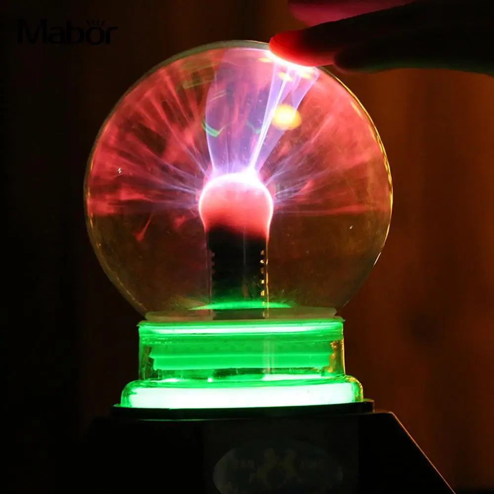 Magic Light Creative Beautiful Strange Plasma Ball 4 Inch Crystal Lightning Sphere Lamp Globe Decor | Лампы и освещение