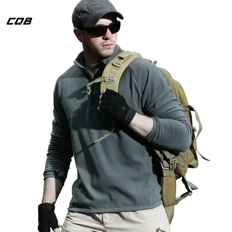 

CQB открытый пуловер флисовая куртка спортивные Пеший Туризм Охота тактический одежда Для мужчин тепло Кемпинг мужской антистатические пал...