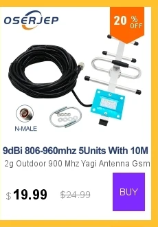 700~ 2600mhz 88dbi 3g 4g Lte Антенна мобильная антенна 2* SMA/2* CRC9/2* TS9 мужской разъем Усилитель Mimo панельная антенна+ 2 метра