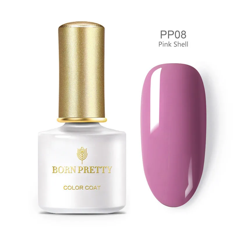 BP-PP08 BORN PRETTY 58 разноцветный Гель-лак для ногтей лак 6 мл Чистый Цвет замочить от УФ светодиодный гель лак Полупостоянный лак дизайн ногтей маникюр - Цвет: BP-PP08
