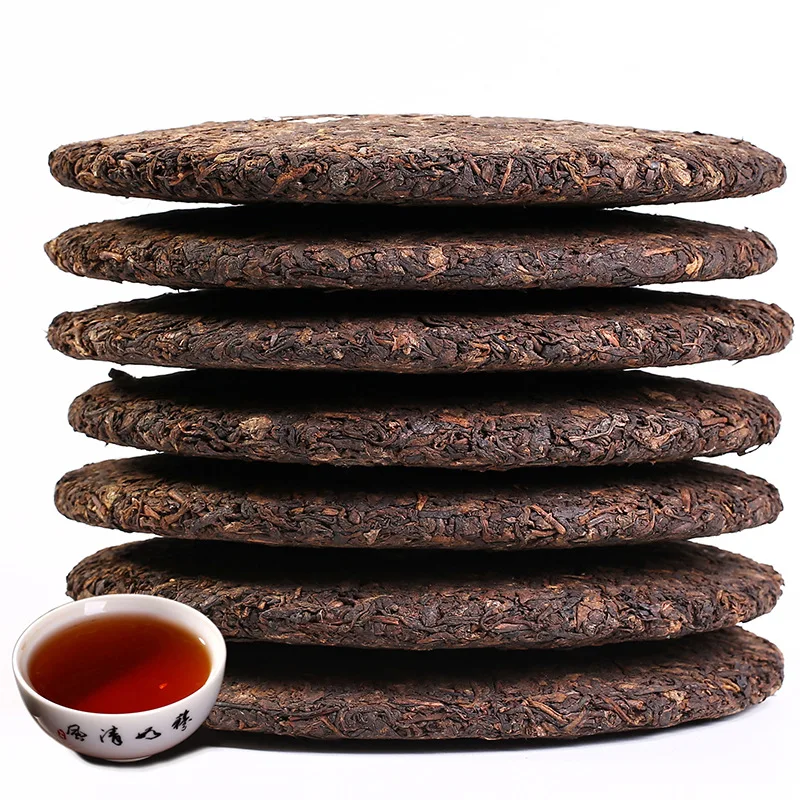

2008 Yr Premium Shu pu'er Tea Cake Ripe Pu-erh Tea Chinese 357g Yunnan Menghai Ripe pu'er Tea Cake Green Food