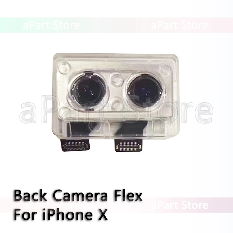 Оригинальная задняя настоящая камера Flex для iPhone XR X Xs Max 6s 7 8 Plus основная задняя камера шлейф Замена