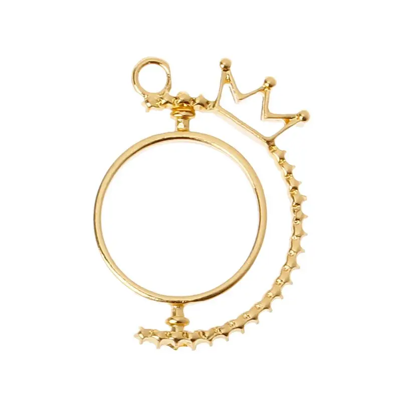 Вращающееся пламя УФ Смола DIY брелок Подвеска Установка в открытую рамку