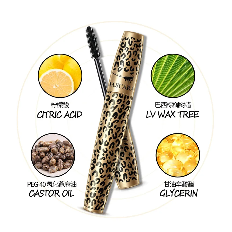 BIOAQUA Леопардовый римельная тушь для ресниц Rimmel Водонепроницаемый 3D черный