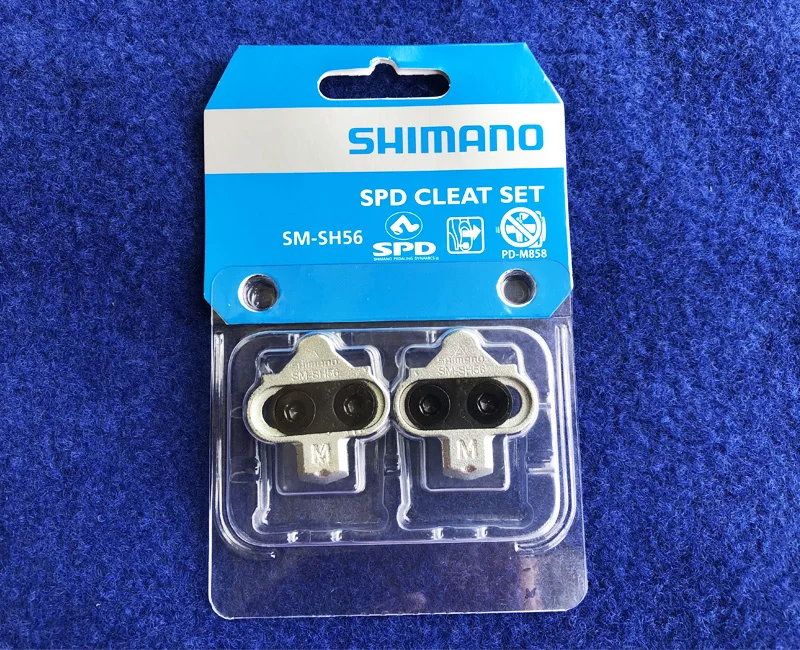 Shimano SPD SM SH51 SH56 Stollen MTB велосипед релиз мульти-релиз педали Stollen w/Cleat Mutter Platten Float berg Paar CLEAT set