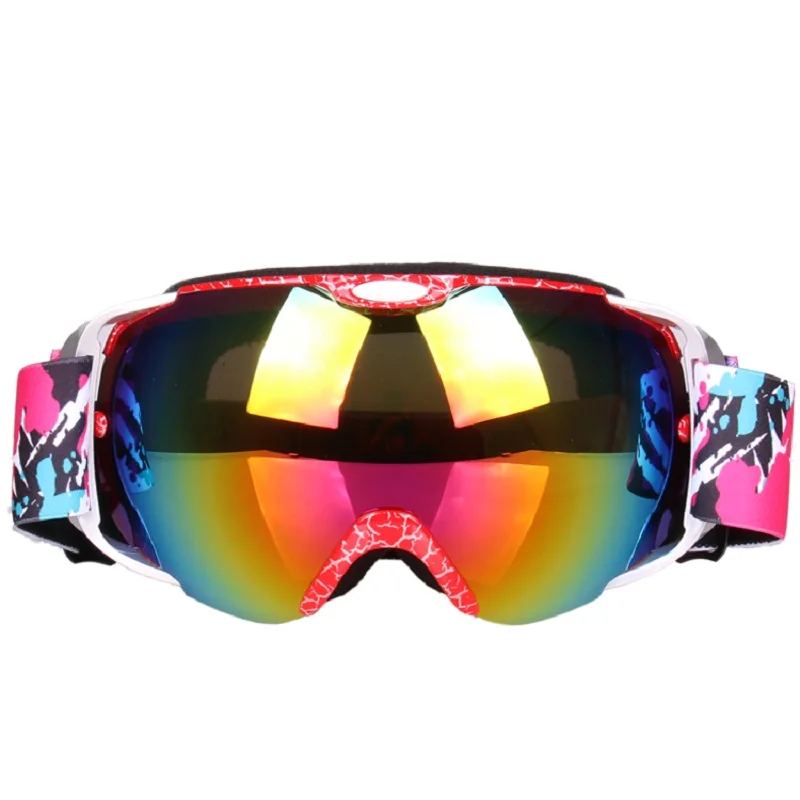 Мотоциклетные очки зимние лыжные gafas двухслойные противотуманные защитные UV400