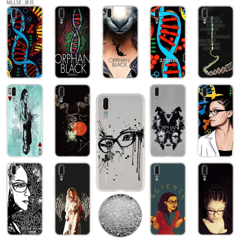 

Orphan Black TPU Cover Phone Cases Luxury Silicone Soft For Huawei P50 P40 P30 P20 Pro P10 Lite P Smart Z 2020 2019