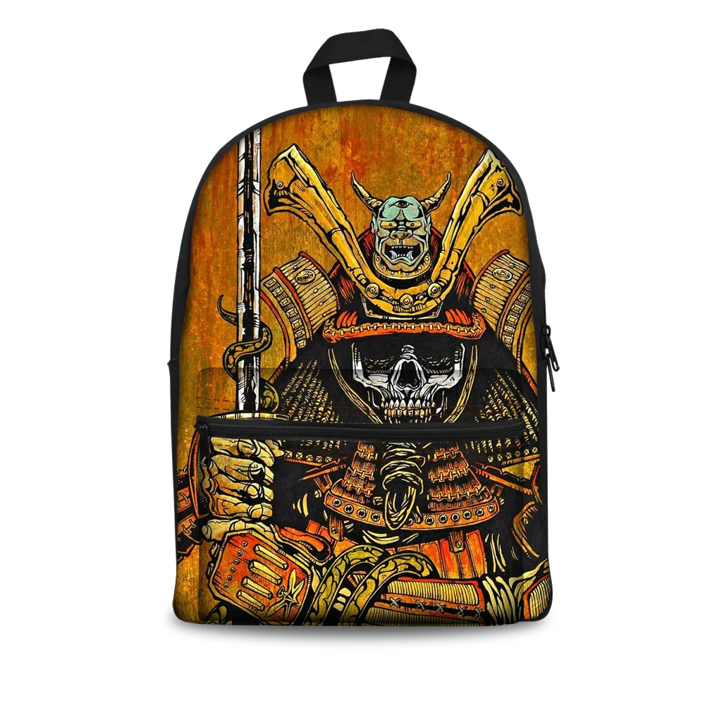 Мужской холщовый рюкзак с принтом черепа школьный для подростков и мальчиков