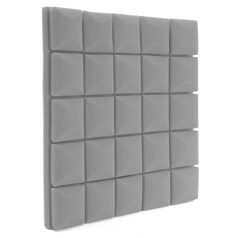 4x-500x500x50mm звуконепроницаемые пенопластовые панели акустические звукопоглощающие губки барабанные аксессуары для комнаты клиновые плитки пенополиуретановая пена