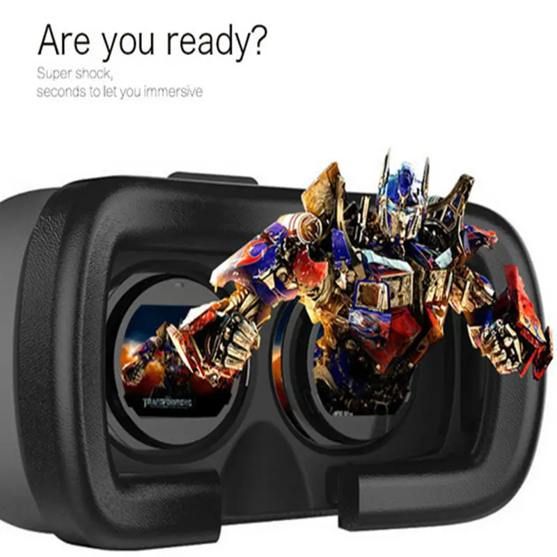 3D VR ПОЛЕ Шлем 2.0 Версия Google Картон Виртуальная Реальность Очки 3.5 дюймов ~ 6 Носимые