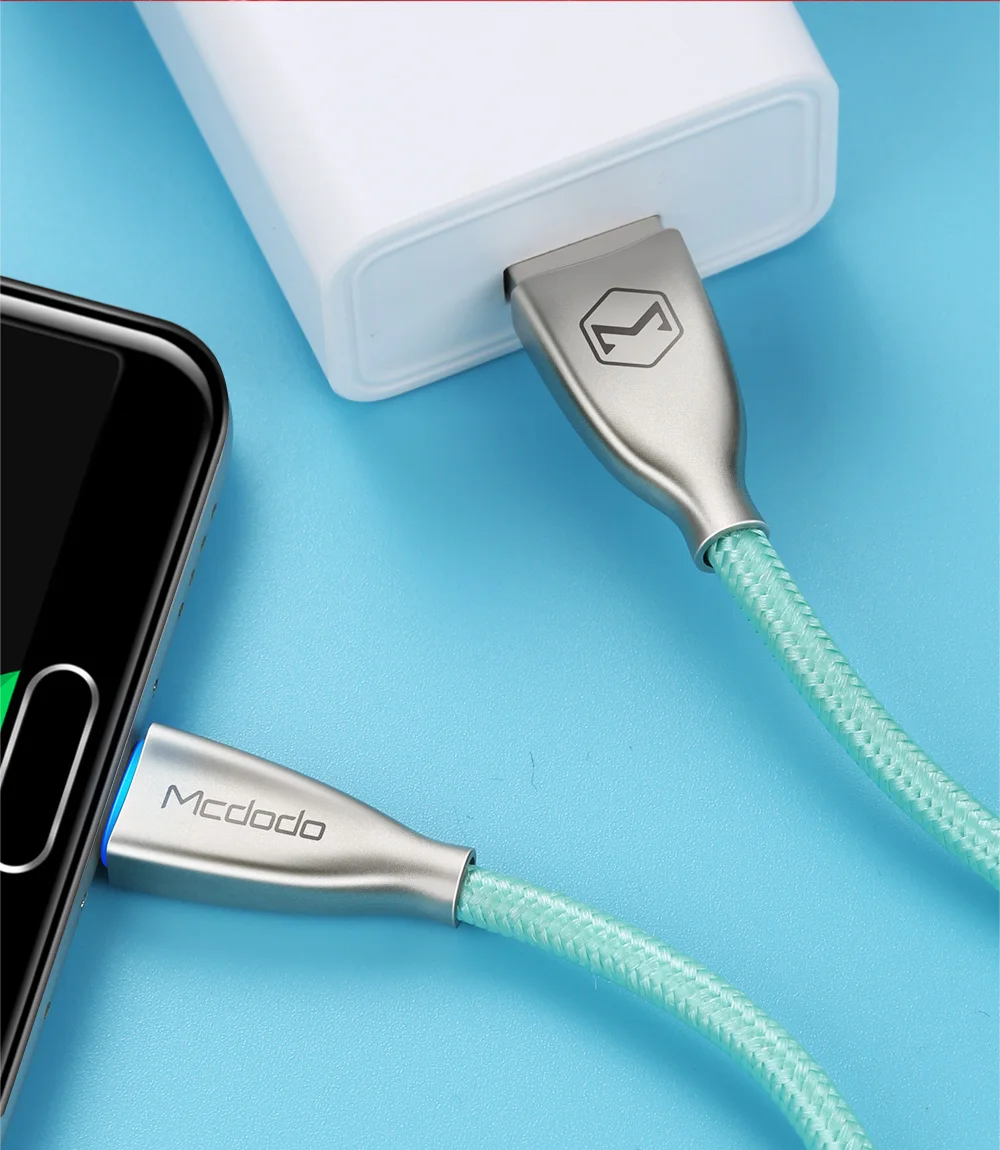 Mcdodo usb type C кабель 5A супер быстрая зарядка USB C кабель для передачи данных телефон шнур для huawei mate 30 P30 Pro светодиодный зарядный кабель