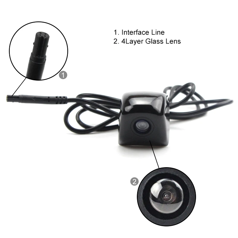Универсальная интеллектуальная динамическая траектория парковки, камера заднего вида, Автомобильная камера заднего вида для любого автомобильного монитора