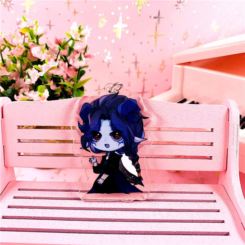 Акриловый брелок с собакой на удачу в стиле аниме новинка мультяшный кулон для