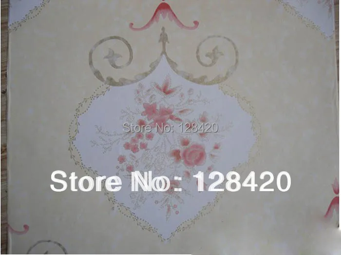 Fashion Europe Style flower pattern PVC wall paper sticker suitable for bedroom / living room home decor 019 | Обустройство дома