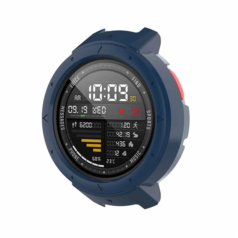 PC защитный чехол для Huami Amazfit 3 Verge A1801 Smartwatch Замена ударопрочный кожаный чехол для Huami Amazfit Watch 3