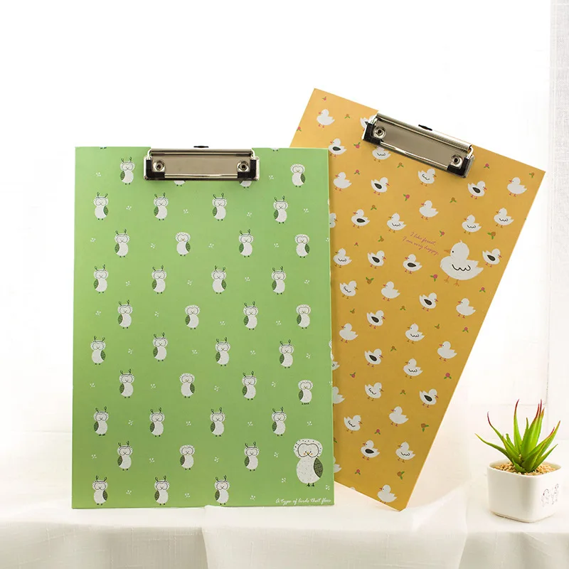 1 шт. Творческий Вертикальная доска для письма A4 бумага фиксатор файлов с