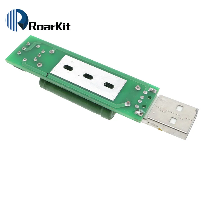 Испытательное оборудование USB мини разряд нагрузочный резистор 2A/1A с переключателем 1A зеленый светодиод, 2A красный светодиод USB адаптер питания