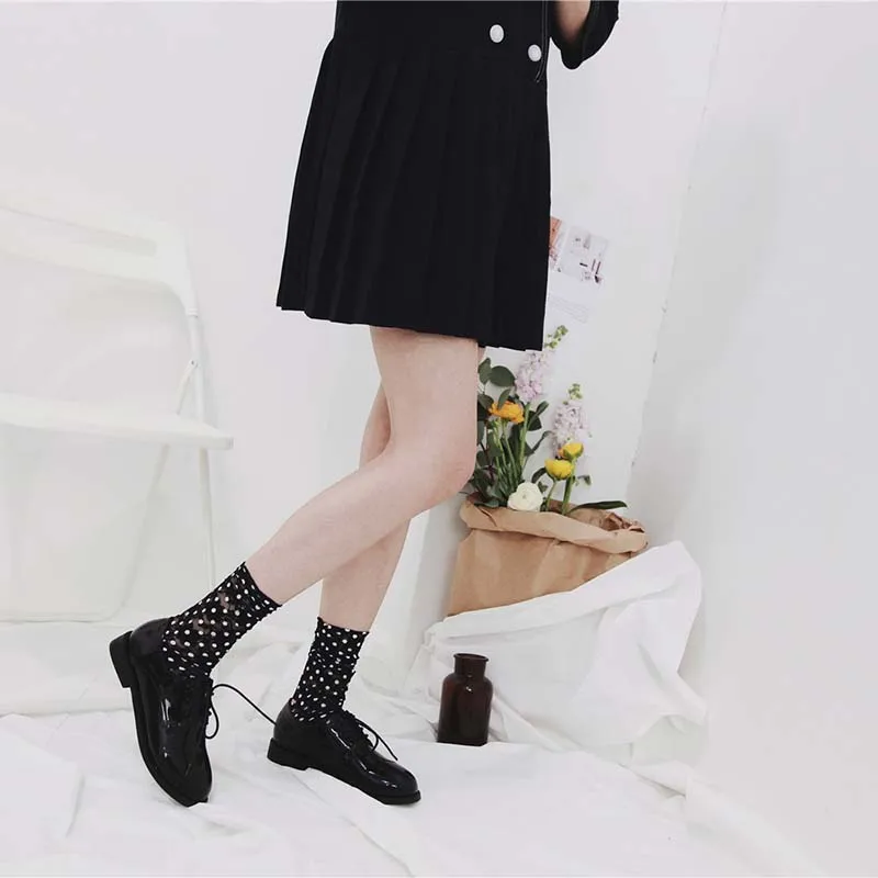 [COSPLACOOL] Новое поступление в Европе прозрачные кружевные носочки с цветочным