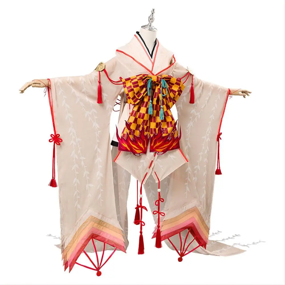 Onmyoji Косплей Инь Янь Мастер костюм SSR кимоно платье полный для взрослых женщин