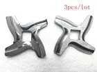 Мясорубка Moulinex HV6 (420N434), Мясорубка из нержавеющей стали 9999990035, запасные части-лопасти, 3 шт.