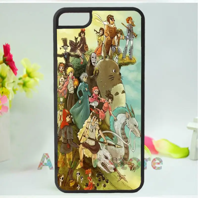 Studio ghibli 5 мобильный телефон дело чехол для iphone 4 4S 5S 5c SE 6 s и плюс splus E5063 |